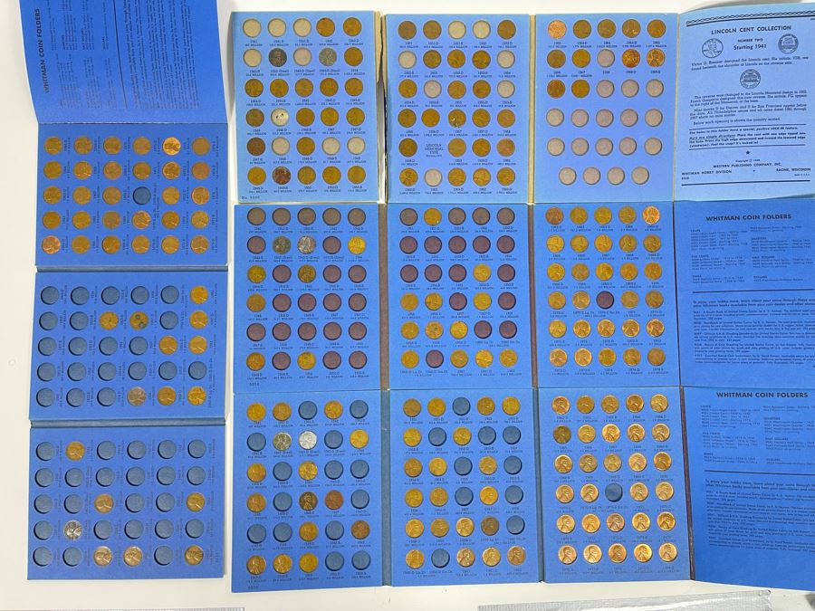 (4) United States Lincoln Cents Pennies Collections 1941-1974 [Photo 3]