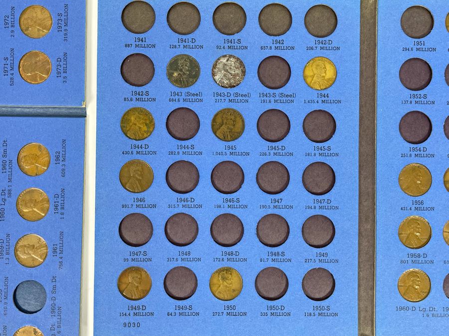 (4) United States Lincoln Cents Pennies Collections 1941-1974 [Photo 7]