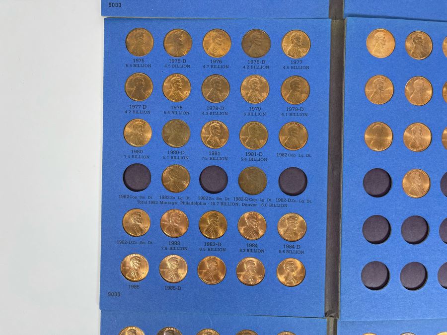 (3) United States Lincoln Cents Pennies Collections 1975 [Photo 5]