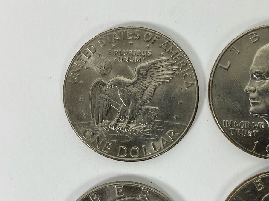 (28) Eisenhower One Dollar Coins Various Years [Photo 7]