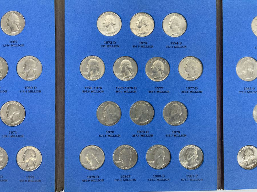 Washington Quarter Collection 1916-Date, Washington Quarters Starting 1965, Dime Collection 1916-Date, Roosevelt Dimes Collection 1965-Date [Photo 7]