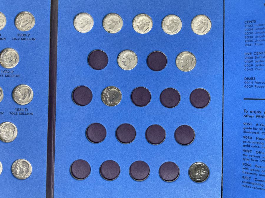 Washington Quarter Collection 1916-Date, Washington Quarters Starting 1965, Dime Collection 1916-Date, Roosevelt Dimes Collection 1965-Date [Photo 11]