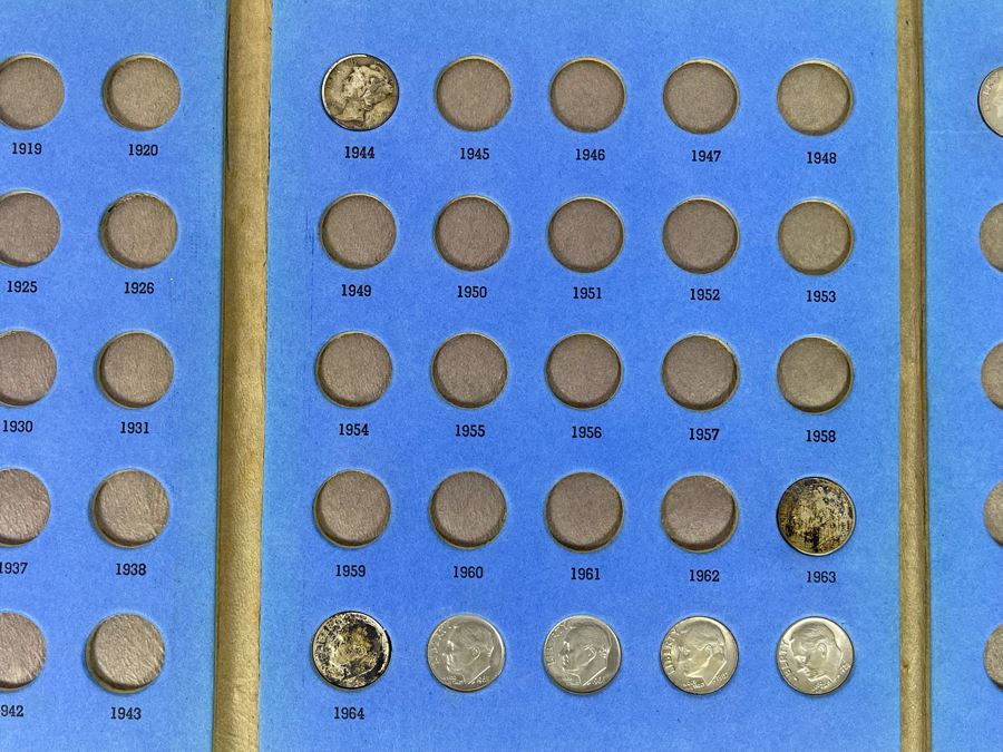 Washington Quarter Collection 1916-Date, Washington Quarters Starting 1965, Dime Collection 1916-Date, Roosevelt Dimes Collection 1965-Date [Photo 13]