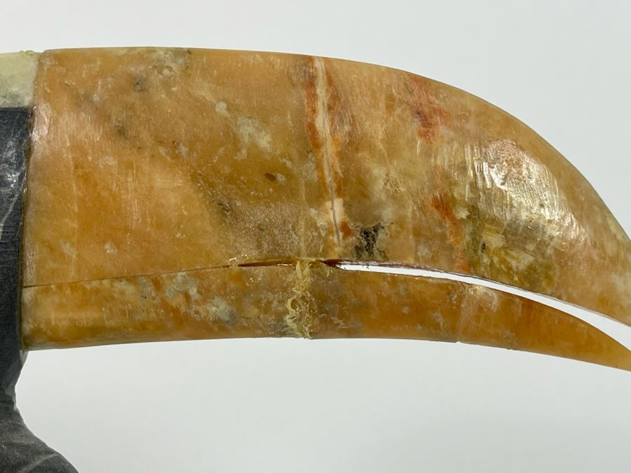 Carved Stone Toucan Bird 8H [Photo 6]