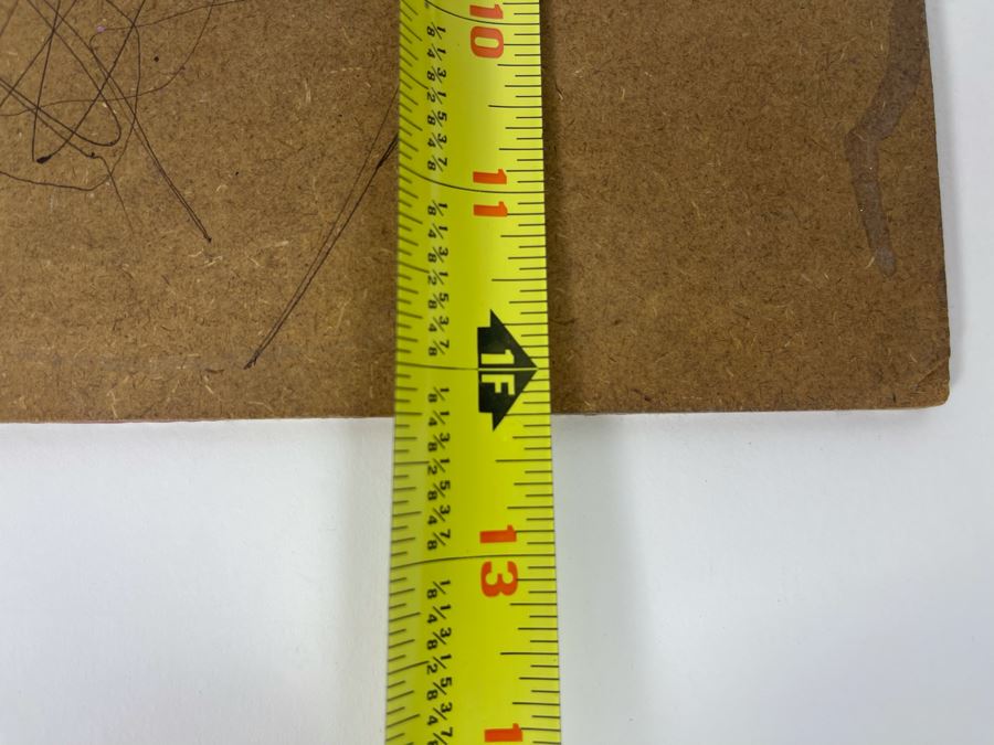 Original Glenn R. Francis Life Drawing On Board 1999 8 X 12 [Photo 11]