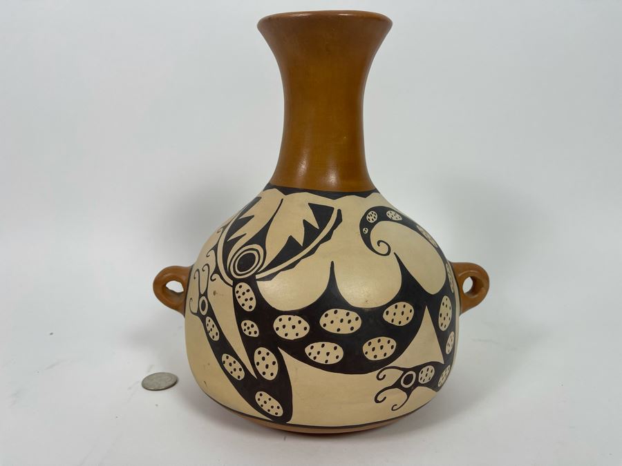 Signed Argentinian Pottery 10H [Photo 3]