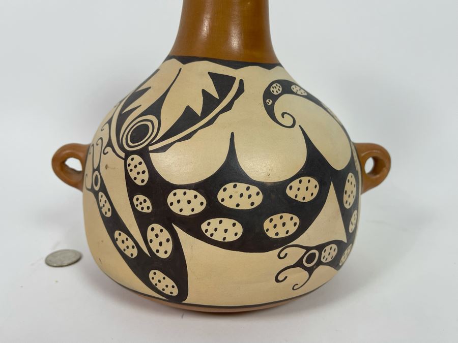 Signed Argentinian Pottery 10H [Photo 4]