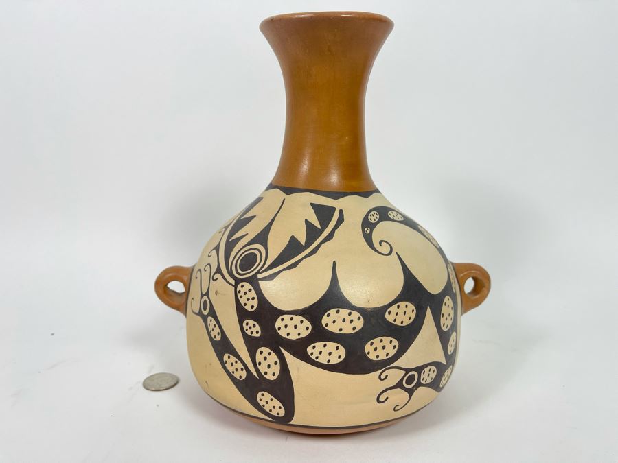 Signed Argentinian Pottery 10H [Photo 2]