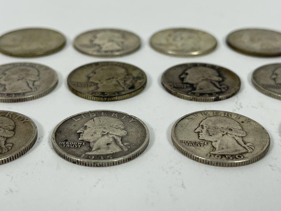 (15) Silver Quarter Collection Various Years [Photo 5]