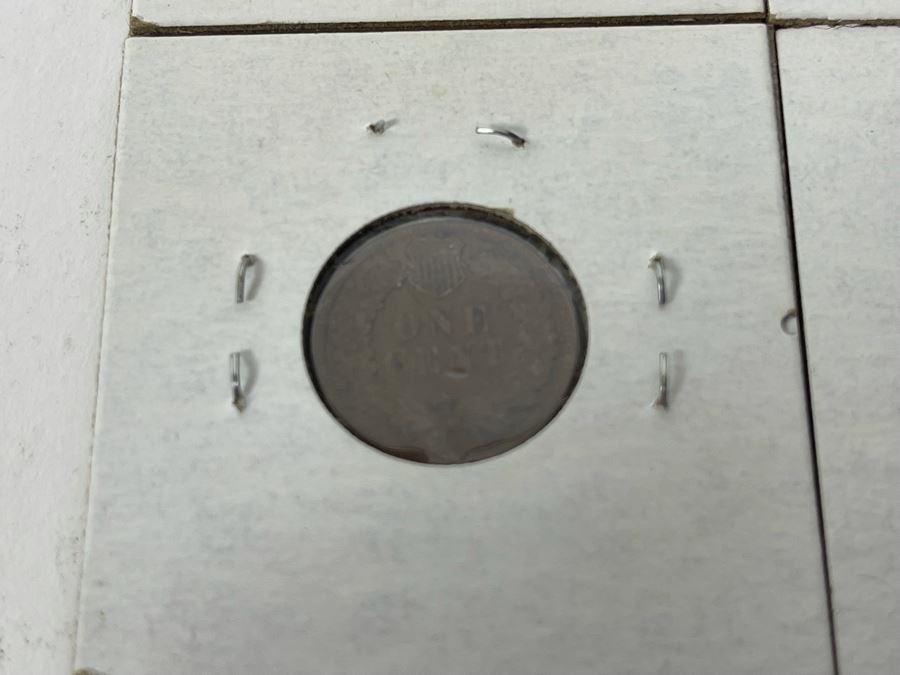 Pair Of Buffalo Indian Head Nickels And Pair Of Old Indian Head Pennies [Photo 12]