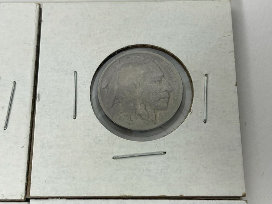 Pair Of Buffalo Indian Head Nickels And Pair Of Old Indian Head Pennies [Photo 3]