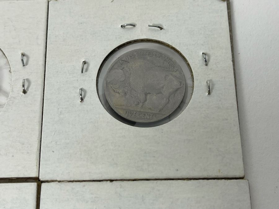 Pair Of Buffalo Indian Head Nickels And Pair Of Old Indian Head Pennies [Photo 10]