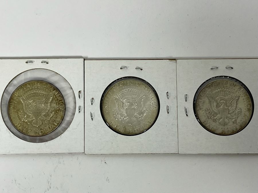 (3) 1964 Kennedy Silver Half Dollars [Photo 6]