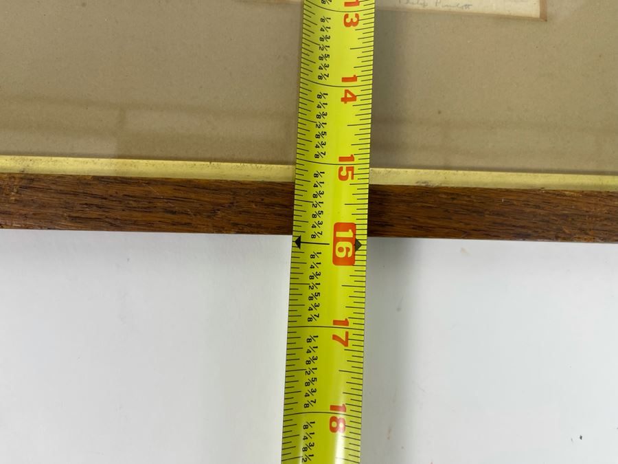 Vintage Framed Philip Pimlott Etching 13 X 16 [Photo 9]