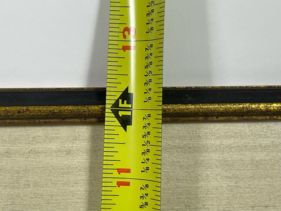 Vintage Framed Lithograph Titled 'East Horsley. Seat Of The Right Honarable The Earl Of Lovelace' 13 X 12 [Photo 8]