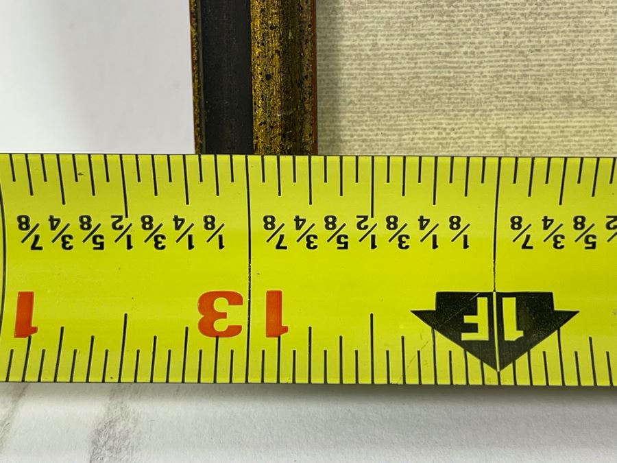 Vintage Framed Lithograph Titled 'East Horsley. Seat Of The Right Honarable The Earl Of Lovelace' 13 X 12 [Photo 7]