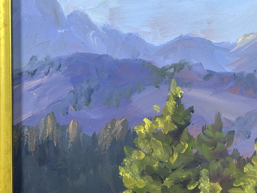 Leslie Kirchner Original Oil Painting Titled 'Death Valley 49ners' 2004 15 X 13 [Photo 7]