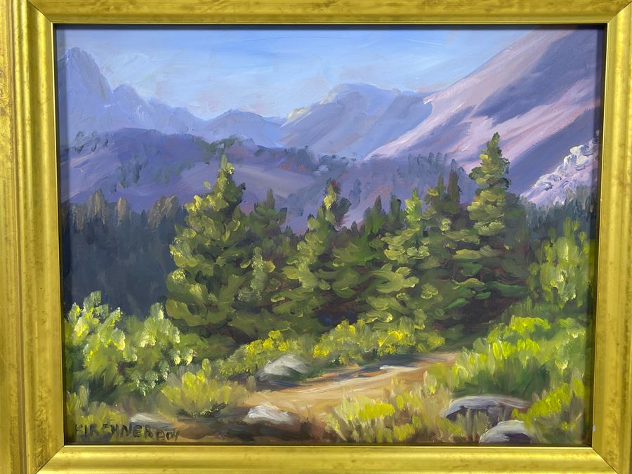 Leslie Kirchner Original Oil Painting Titled 'Death Valley 49ners' 2004 15 X 13 [Photo 4]