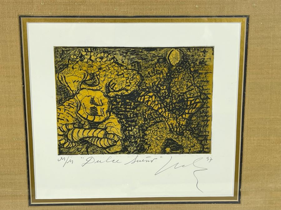 Framed Jose Jule Print 16.5 X 16.5 [Photo 3]