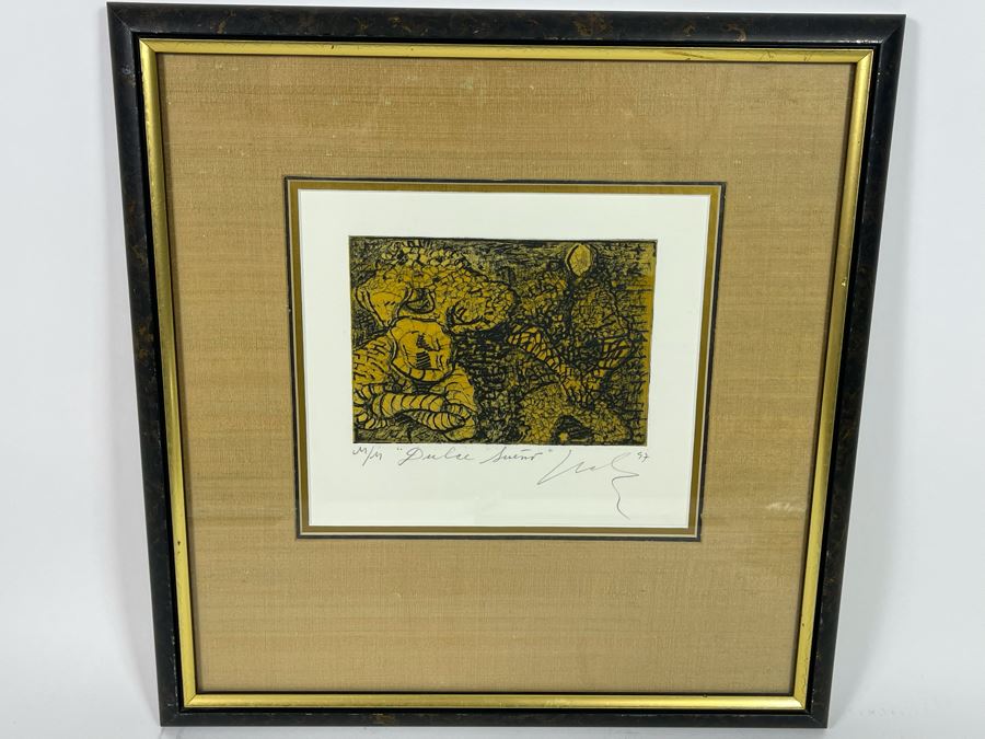 Framed Jose Jule Print 16.5 X 16.5 [Photo 2]