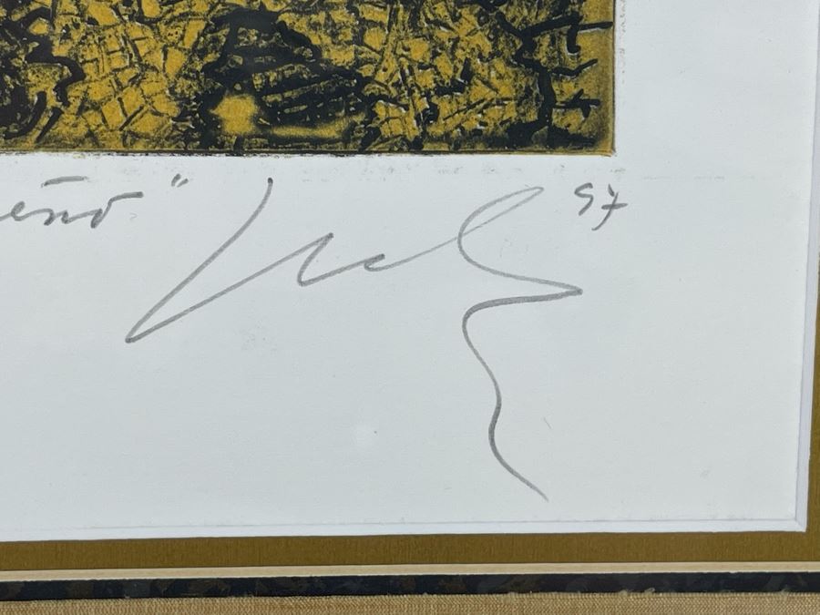 Framed Jose Jule Print 16.5 X 16.5 [Photo 7]