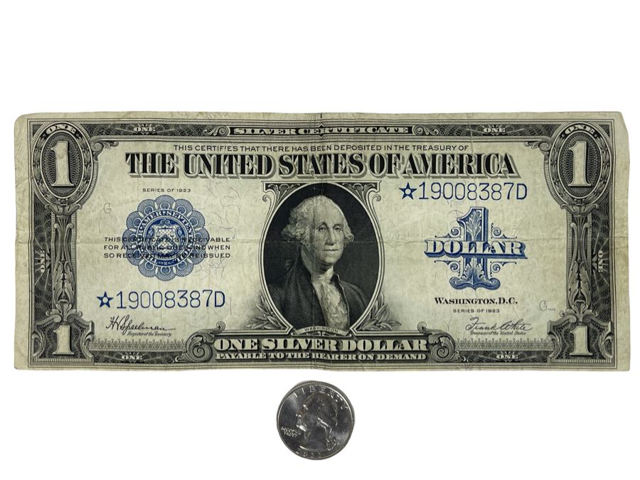 1923 United States Silver Certificate