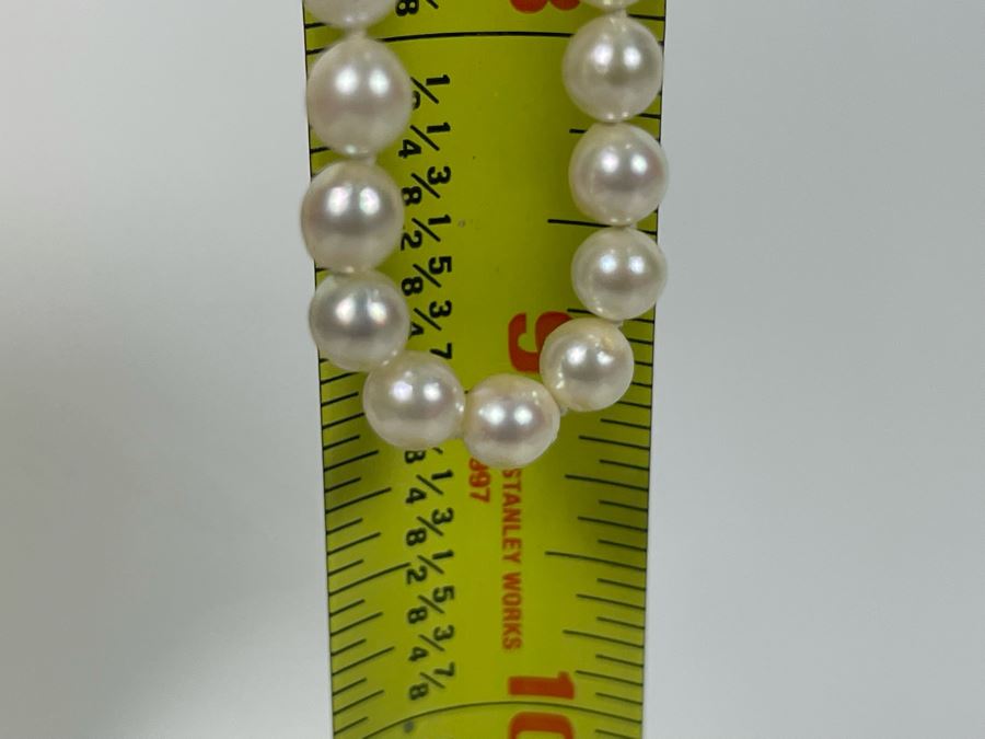 18' Pearl Necklace With 14K Gold Clasp [Photo 10]