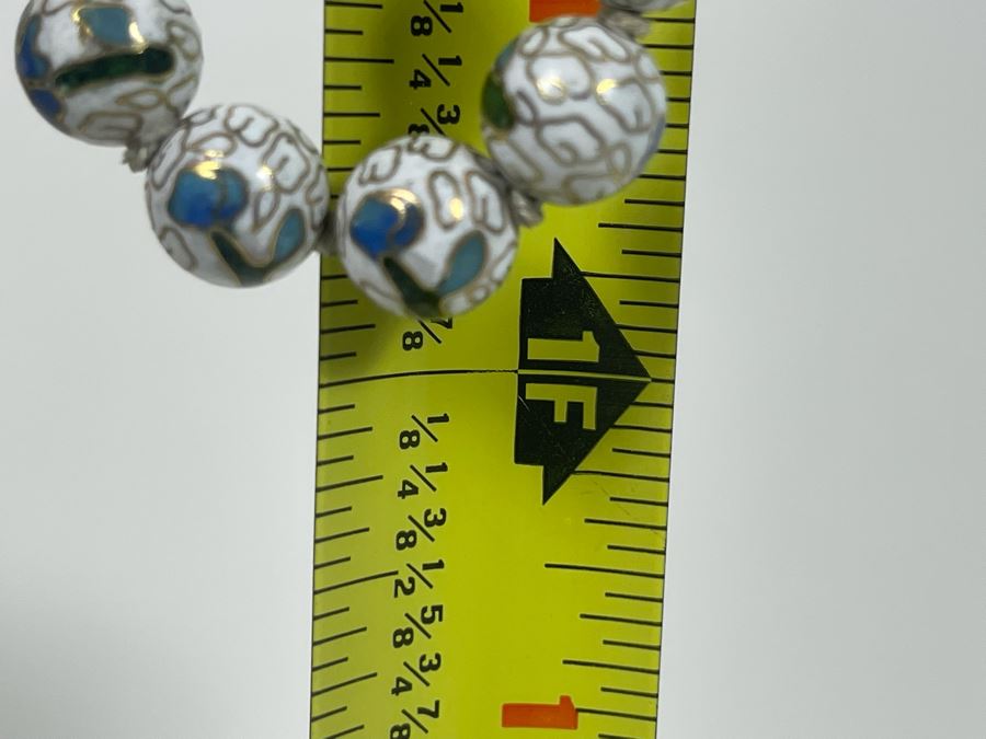 Vintage Cloisonne 24' Necklace [Photo 6]