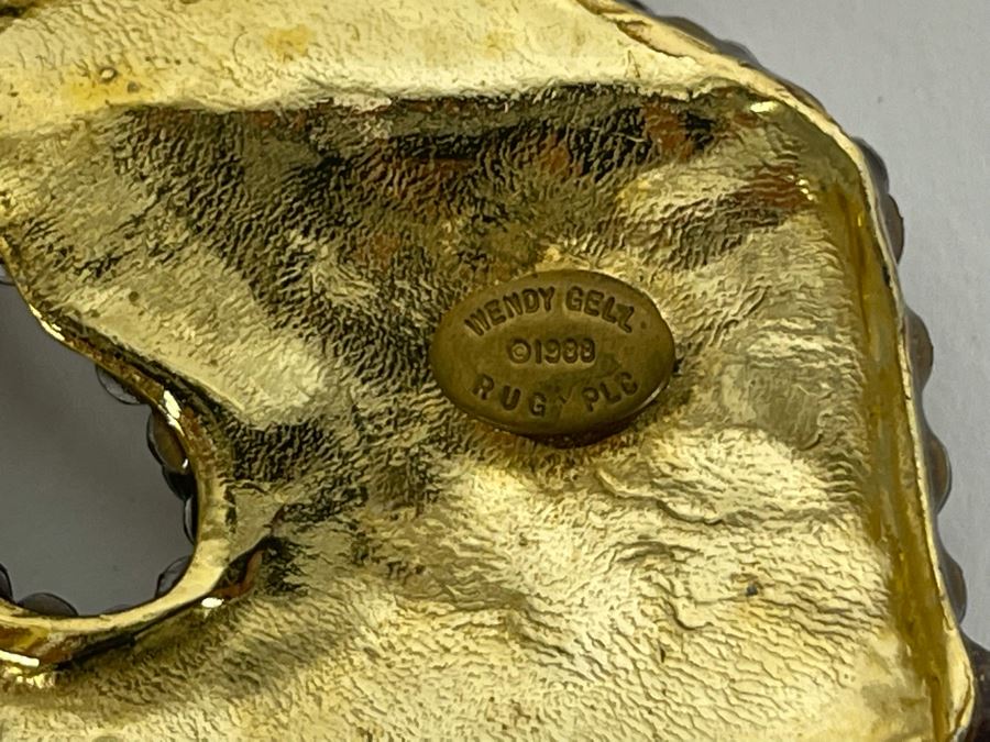 Vintage Wendy Gell 1988 Brooch Pendant [Photo 9]