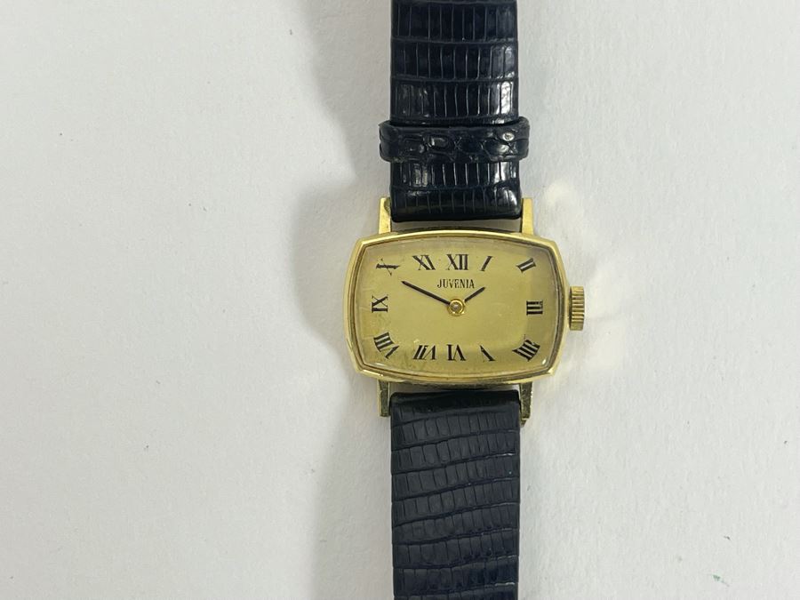 18K Gold Juvenia Gold Ladies Watch