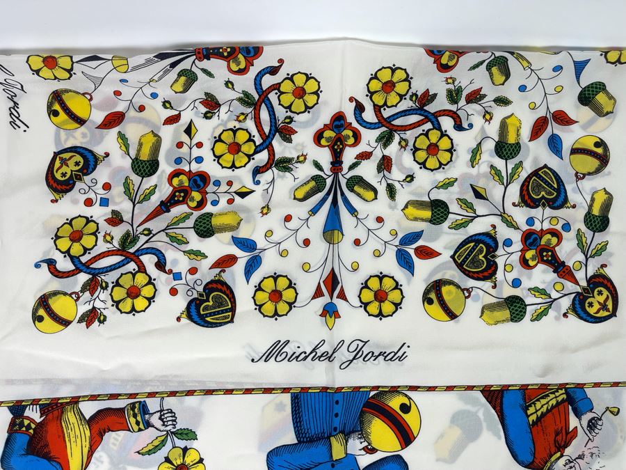 Michel Jordi Silk Scarf [Photo 4]