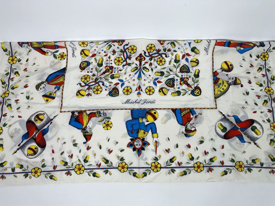 Michel Jordi Silk Scarf [Photo 2]