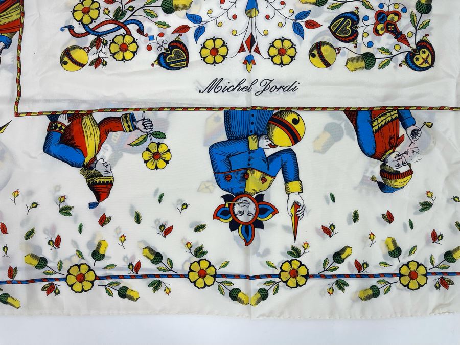 Michel Jordi Silk Scarf [Photo 5]
