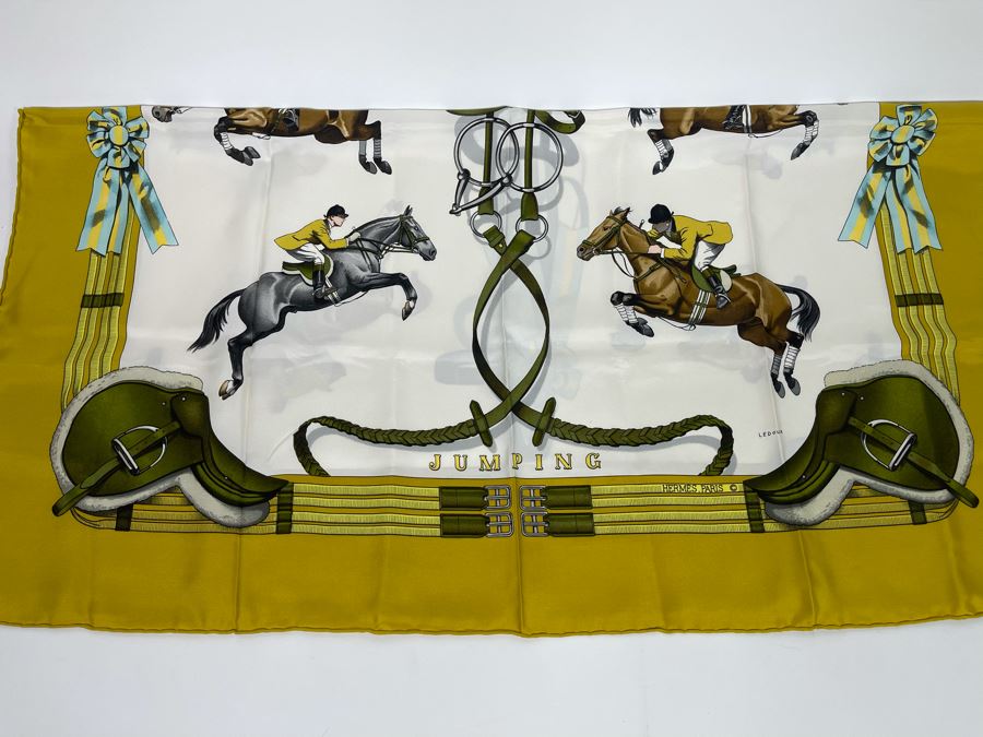 Hermes Paris Horse Jumping Scarf [Photo 2]
