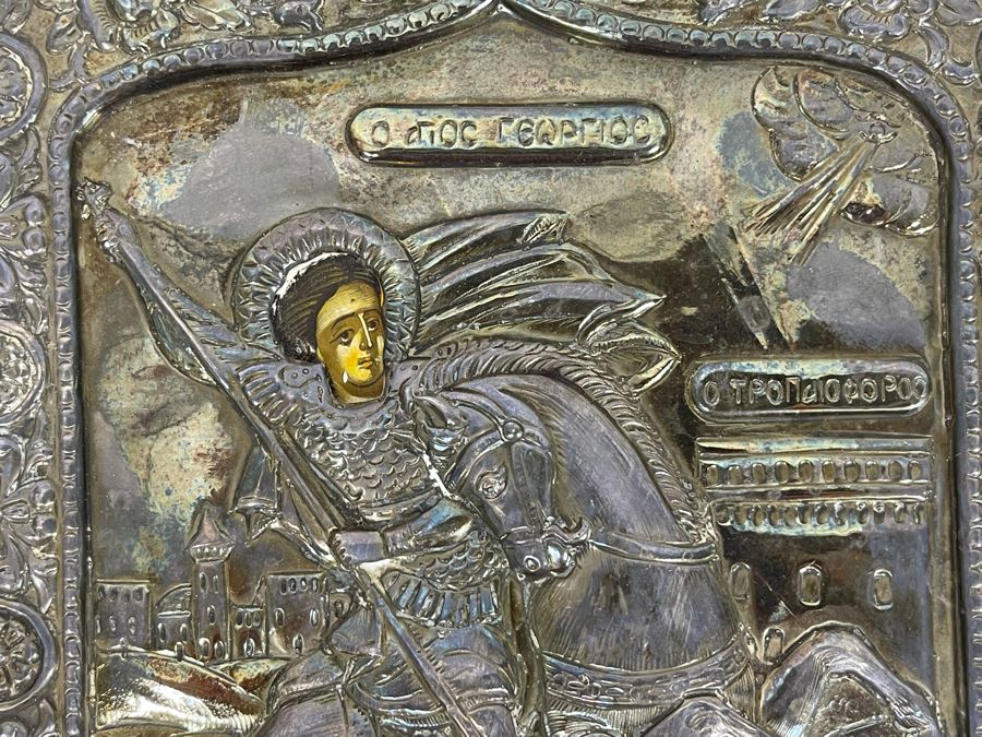 Original Greek Handpainted Icon 6 X 8.5 [Photo 5]