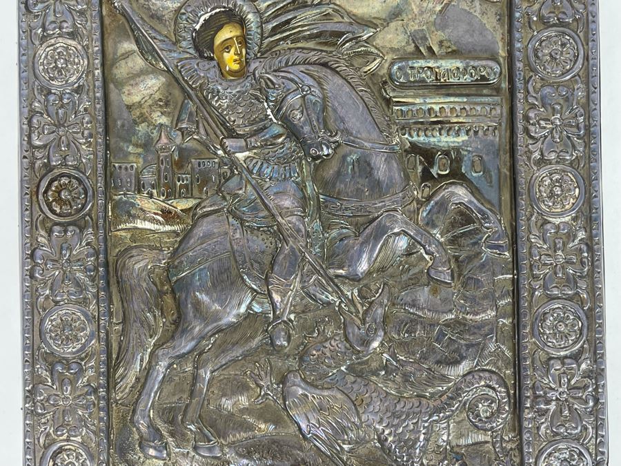 Original Greek Handpainted Icon 6 X 8.5 [Photo 6]