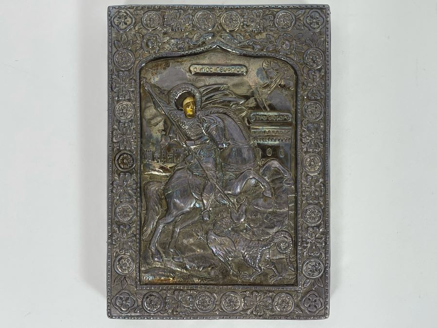Original Greek Handpainted Icon 6 X 8.5 [Photo 2]