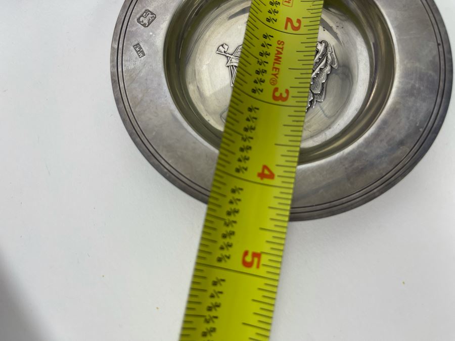 Sterling Silver English Armada Dish 72.1g [Photo 11]