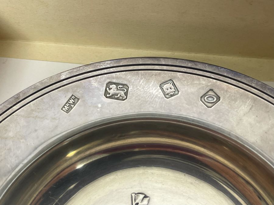 Sterling Silver English Armada Dish 72.1g [Photo 5]