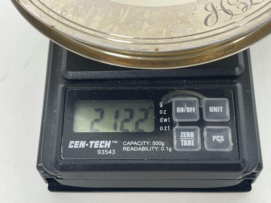 Pair Of English Sterling Silver Dishes 212.2g [Photo 12]