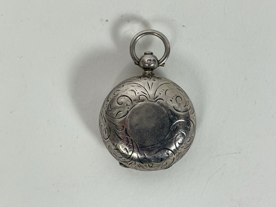 Marked English Sterling Silver Coin Case Purse With Six Pence English Coins 20g [Photo 4]