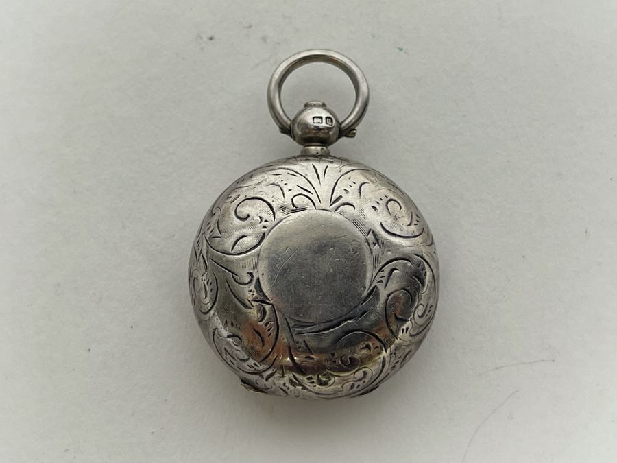 Marked English Sterling Silver Coin Case Purse With Six Pence English Coins 20g [Photo 3]