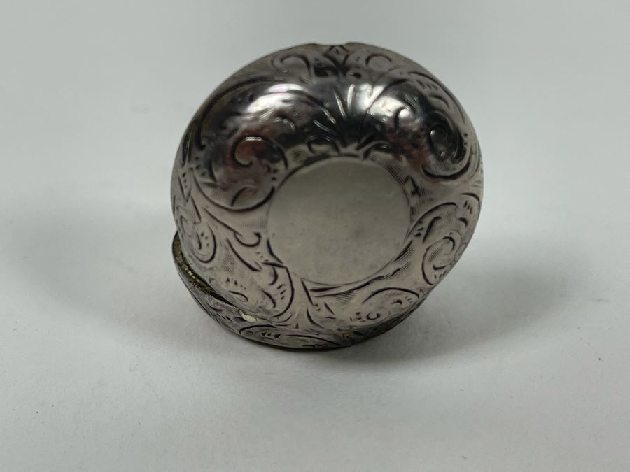 Marked English Sterling Silver Coin Case Purse With Six Pence English Coins 20g [Photo 11]