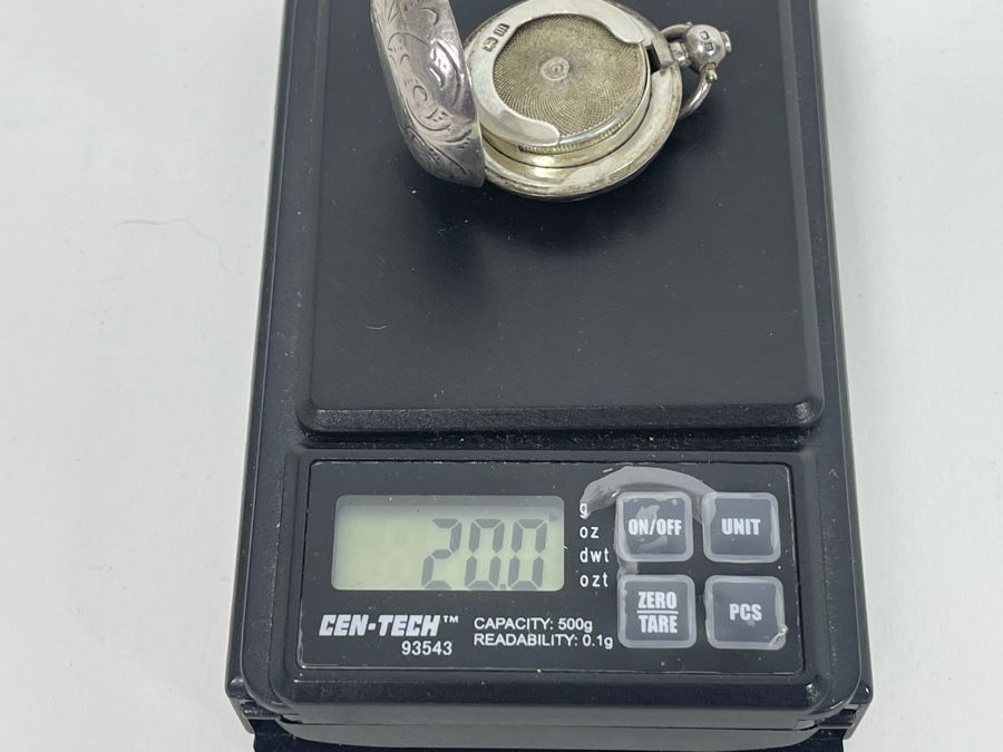 Marked English Sterling Silver Coin Case Purse With Six Pence English Coins 20g [Photo 17]