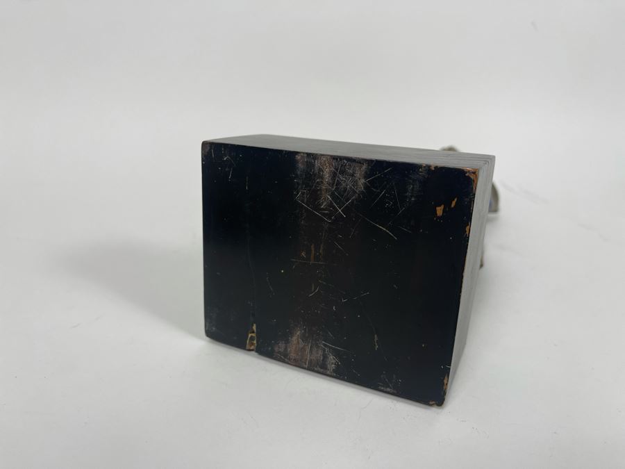 Vintage Hand-Painted Carved Wooden Figure 13.5H [Photo 11]