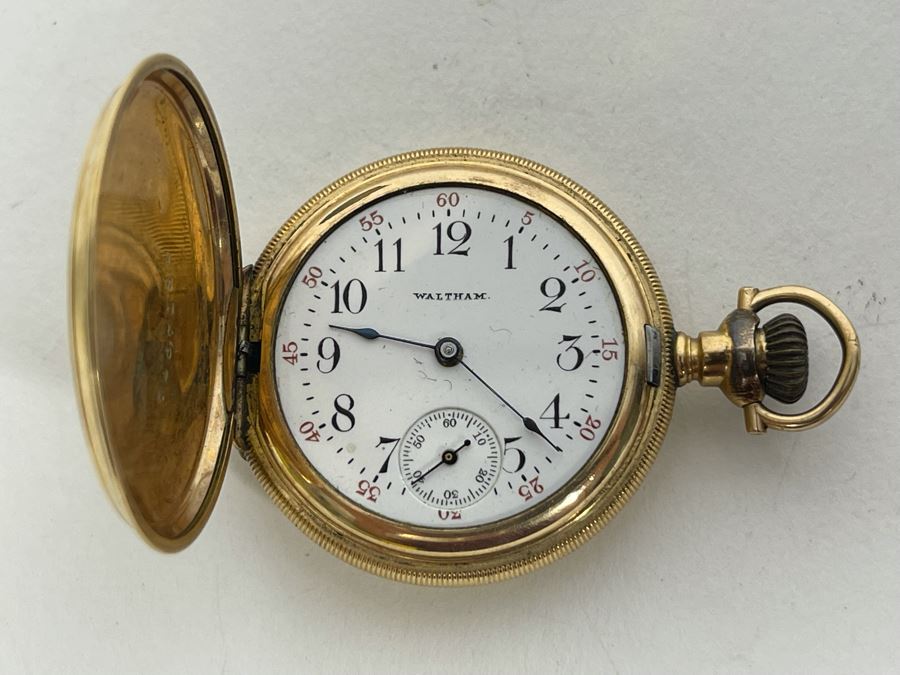 Vintage Waltham Pocket Watch Working