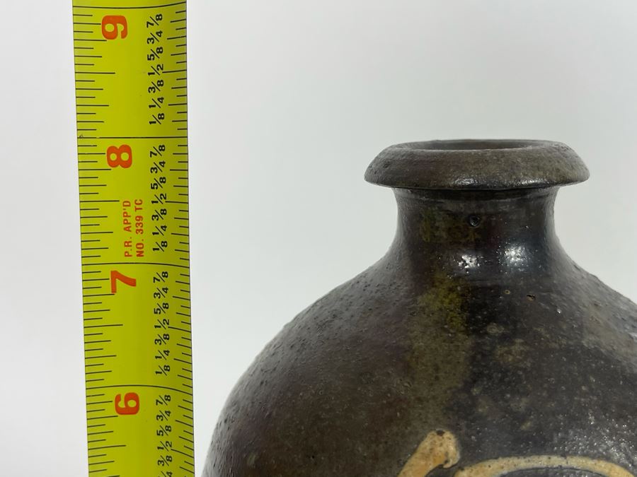 Glazed Art Pottery Vase 8H [Photo 10]