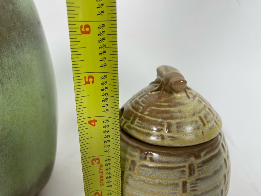 Frankoma Pottery Cookie Jar And Frankoma Pottery Honey Pot [Photo 11]