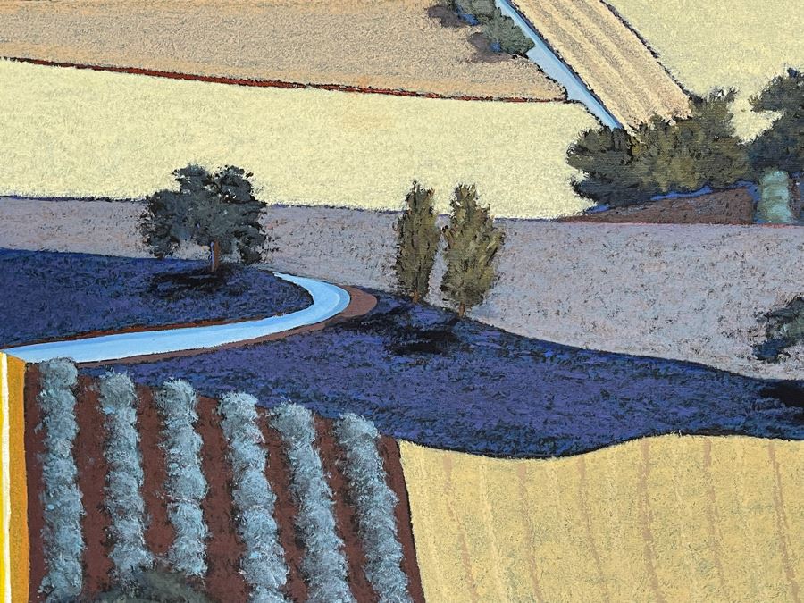 Jon Jay Cruson Original Acrylic Painting Titled 'Summer Fields' From Portland Art Museum 49W X 36.5H Retails $3,200 [Photo 11]