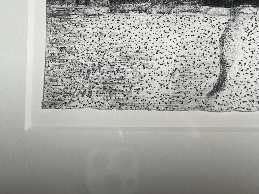 Pair Of Framed Sets Of Ten Hand-Signed Landscape And Still Life Prints From The Portland Art Museum 1999 Each Frame 14 X 35 - See Photos For Artists [Photo 15]